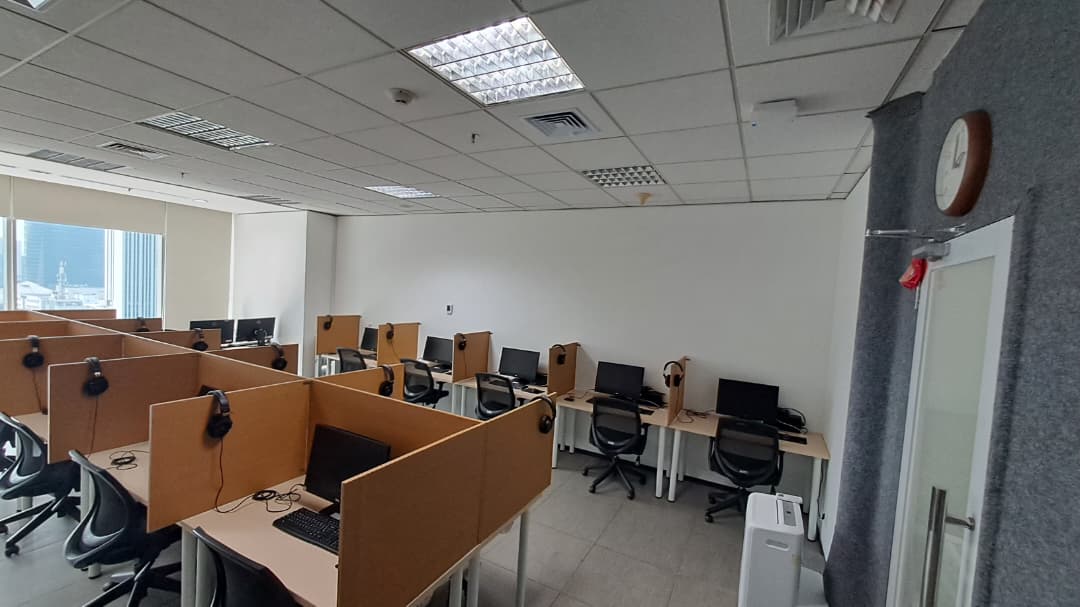 IELTS computer test room
